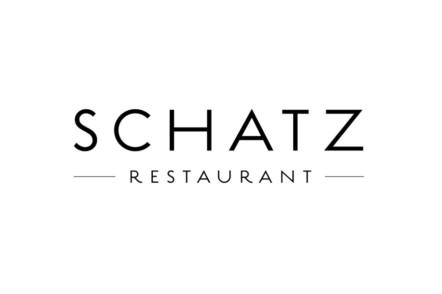 Schatz restaurant logo, website and identity design