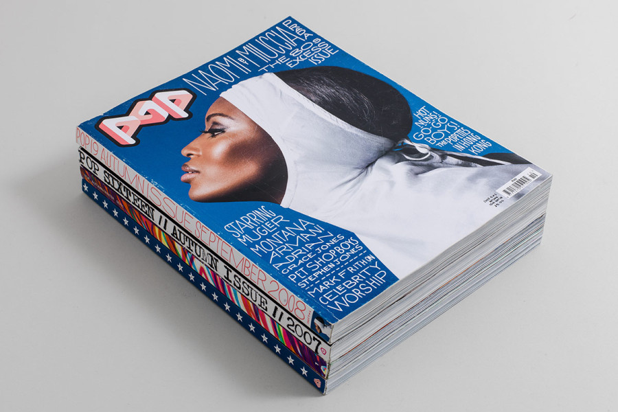 Pop, British magazine, editorial, typography and graphic design.