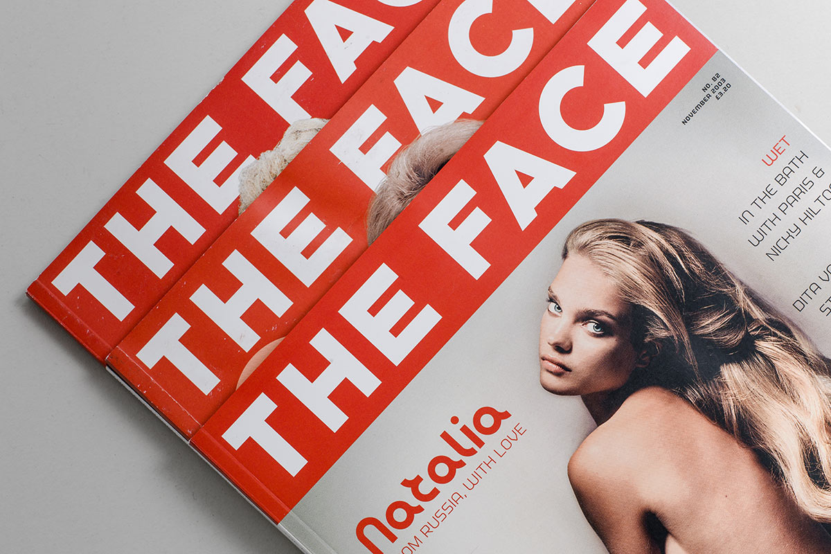 The Face, legendary British magazine. Art direction.